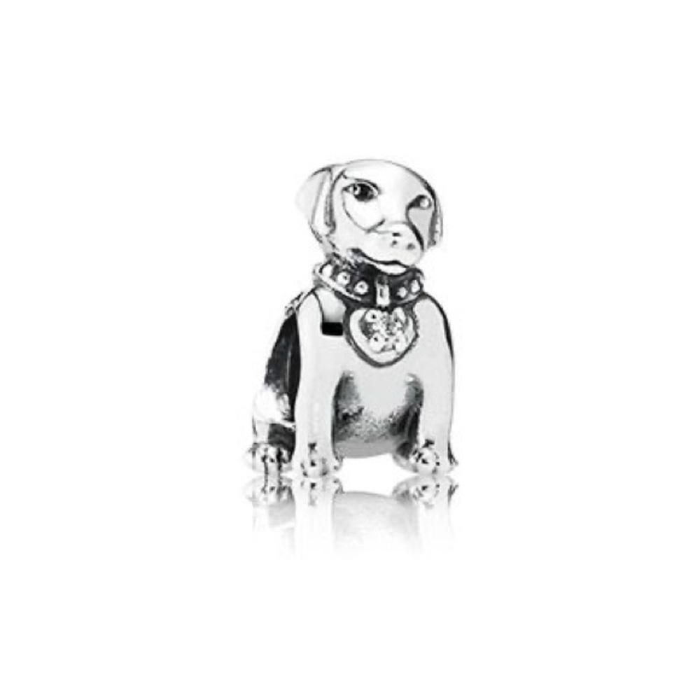 Pandora Silver LABRADOR Dog Charm 791379CZ RETIRED